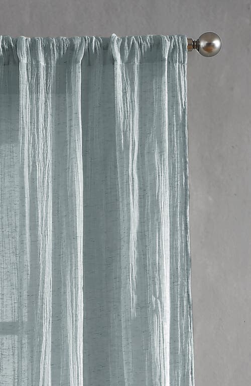 French Connection Charter Crushed Set Of 2 Curtain Panels In Aqua
