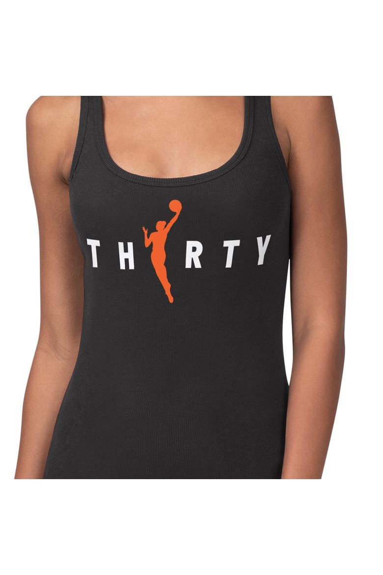 Women's Starter Black WNBA 30th Anniversary Preseason Tank Top, Alternate, color, Black