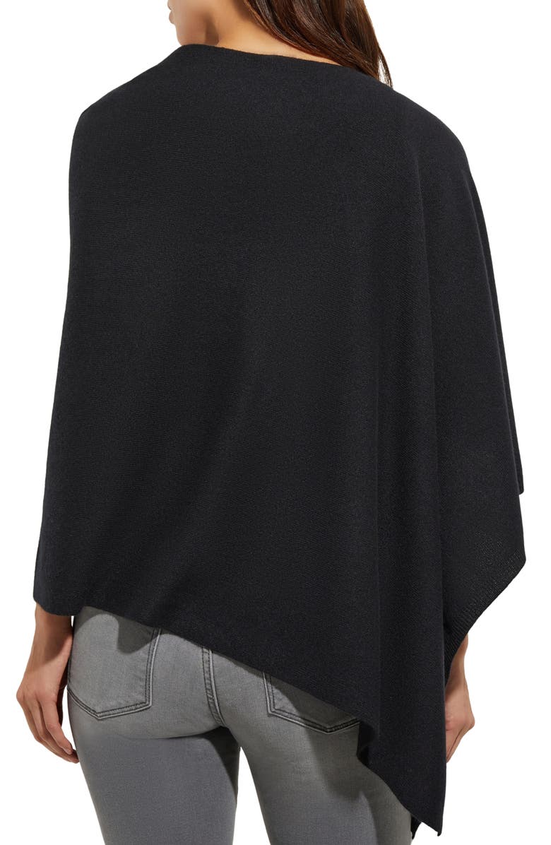 Misook Cashmere Poncho, Alternate, color,
