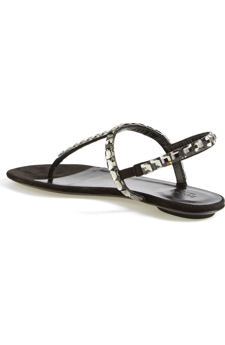Gucci Jeweled Thong Sandal, Alternate, color,
