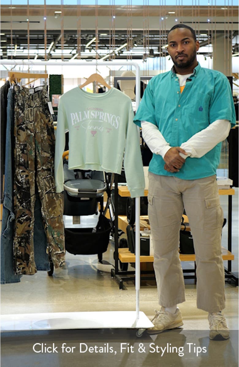 Kids' Palm Springs Fleece Graphic Sweatshirt, sales video thumbnail