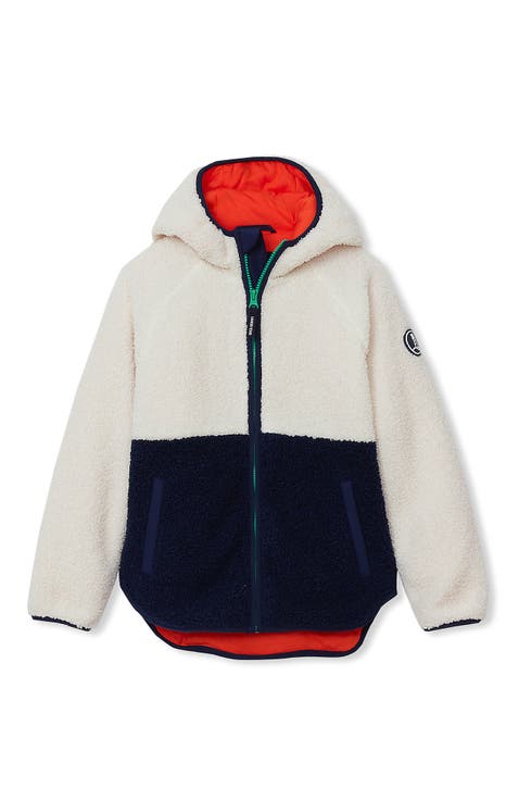 Kids Colorblock High Pile Jacket