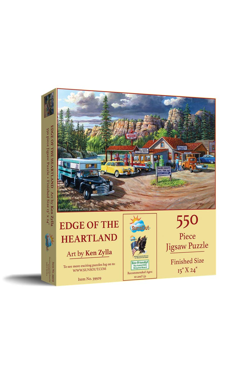 Edge of the Heartland 550 piece Jigsaw Puzzle for Adults, Main, color, Multicolor