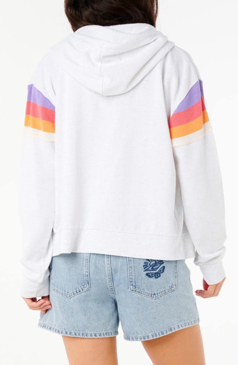 Rip Curl Surf Revival Zip Through Hoodie, Alternate, color, Grey Marle