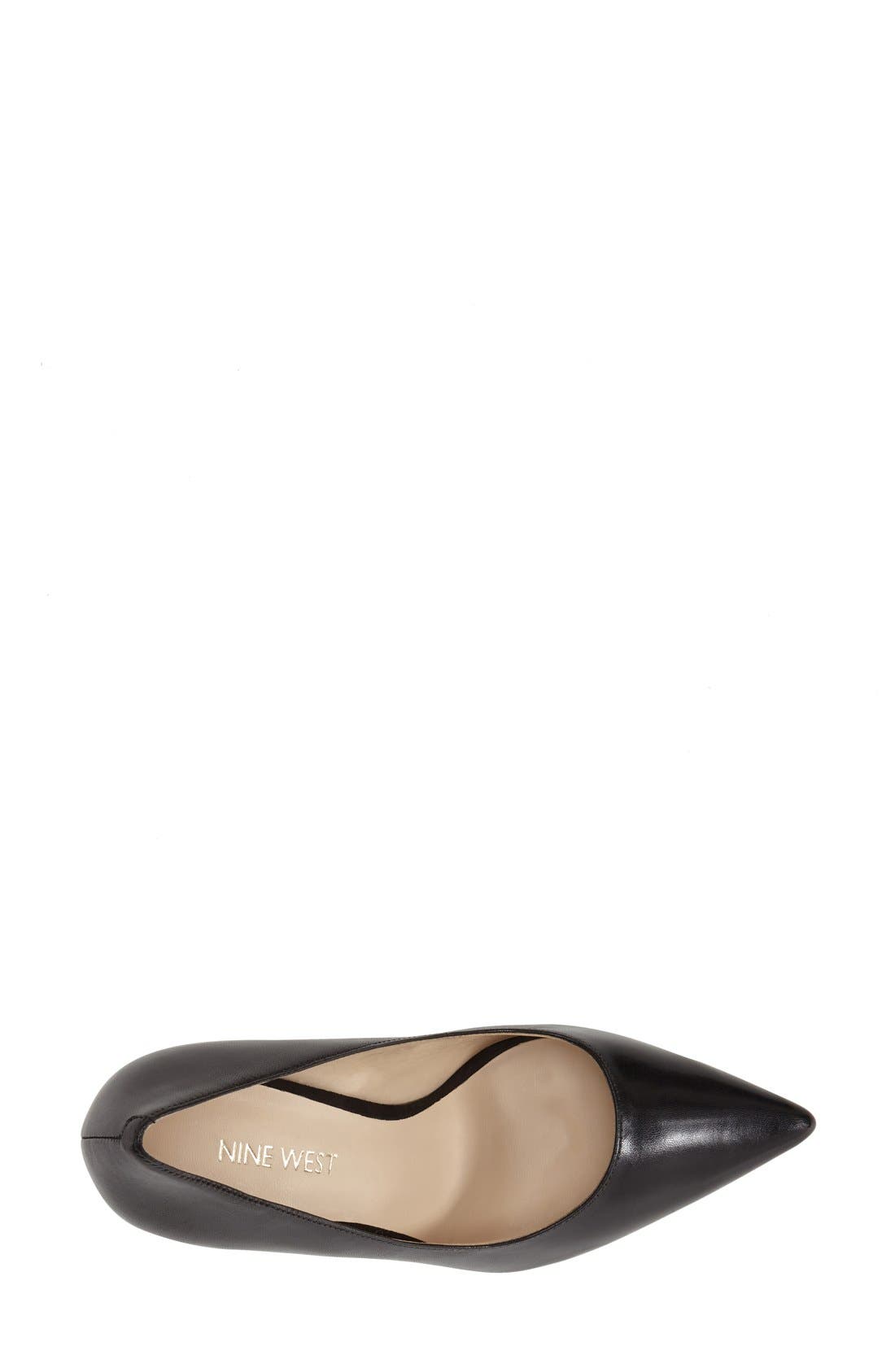 Nine West 'Jackpot' Pointy Toe Pump, Alternate, color, 