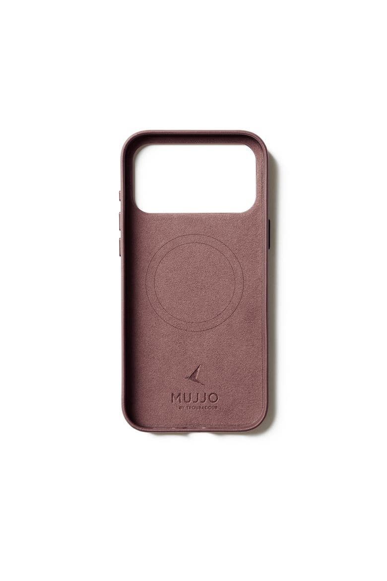 Full Leather Case for iPhone 17 Pro Max, Alternate, color, Bronze Red