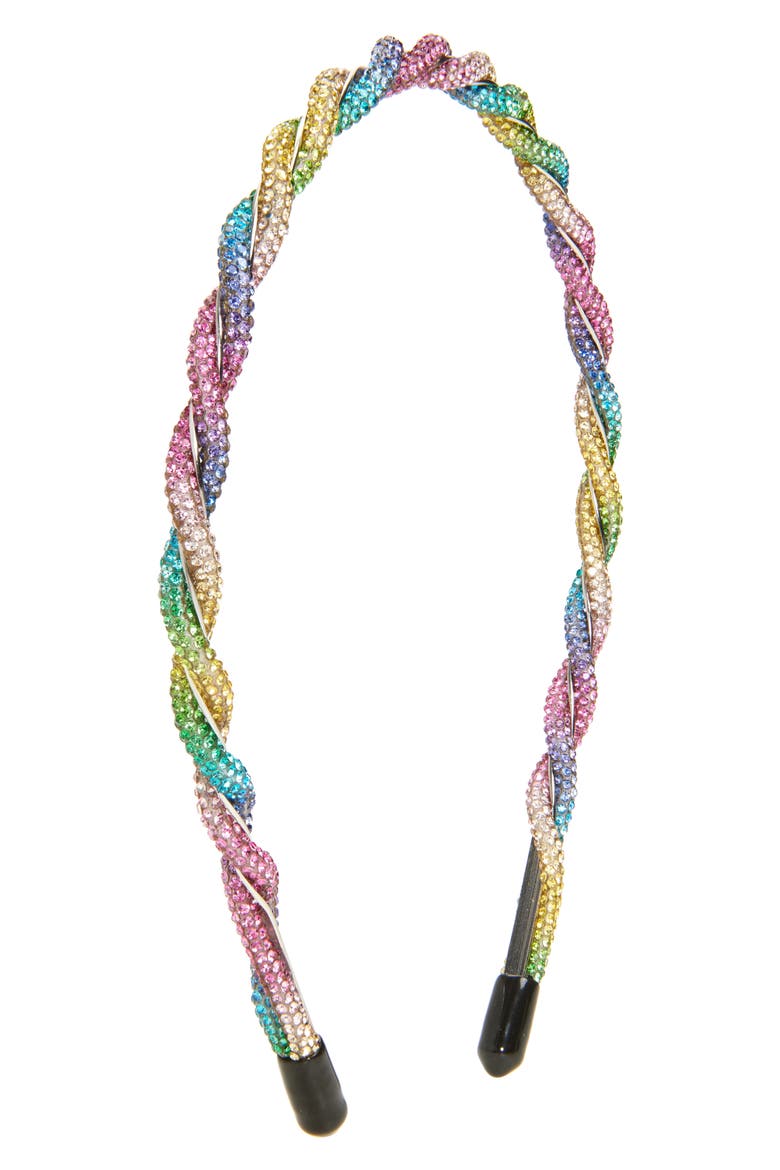 Rainbow Headband, Main, color, MULTI