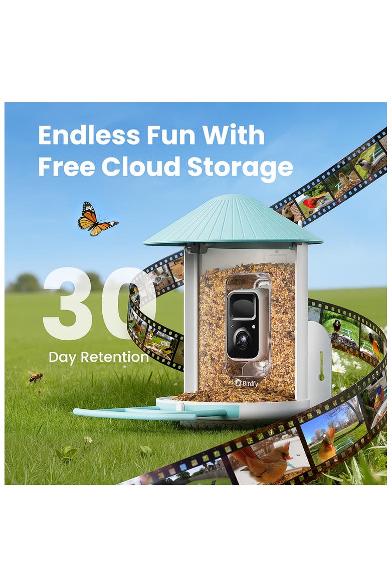 AI Smart Bird Feeder, Alternate, color, NO COLOR