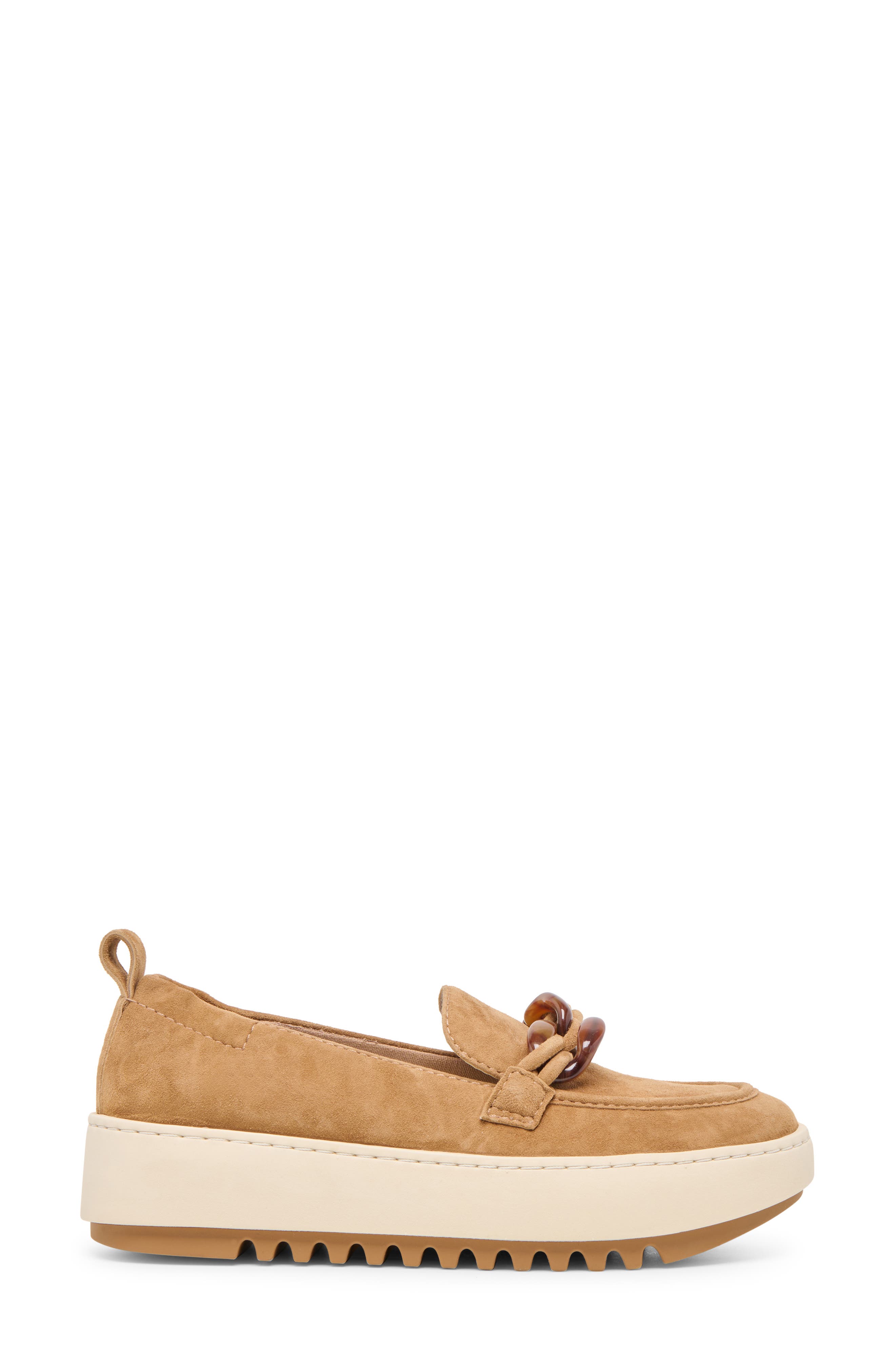 Dolce Vita Ammy Platform Loafer, Alternate, color, Light Brown Suede
