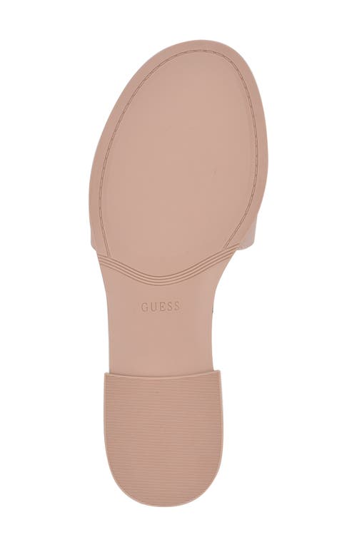 Guess Adrinna 2 Slide Sandal In Light Pink