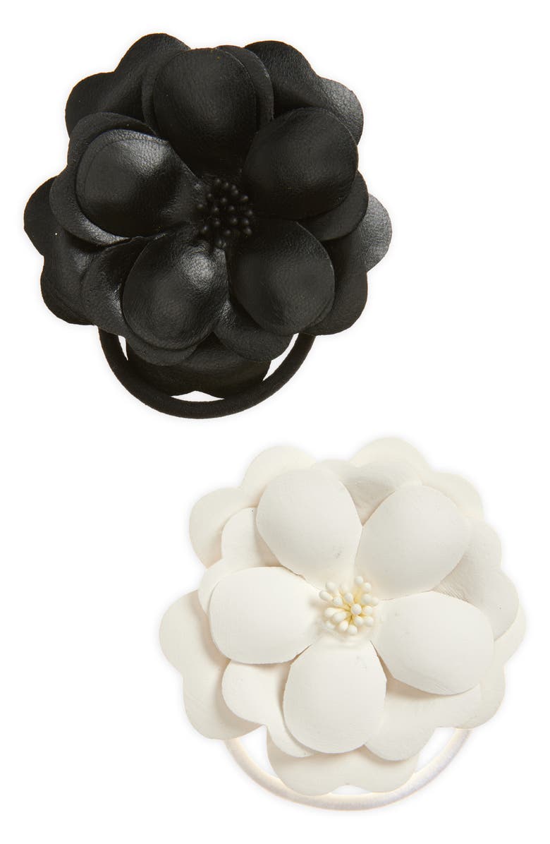 Tasha 2-Pack Floral Ponytail Holders, Main, color, 