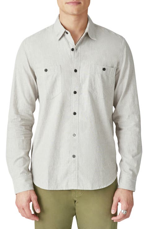 Jaybird Cotton Button-Up Utility Shirt