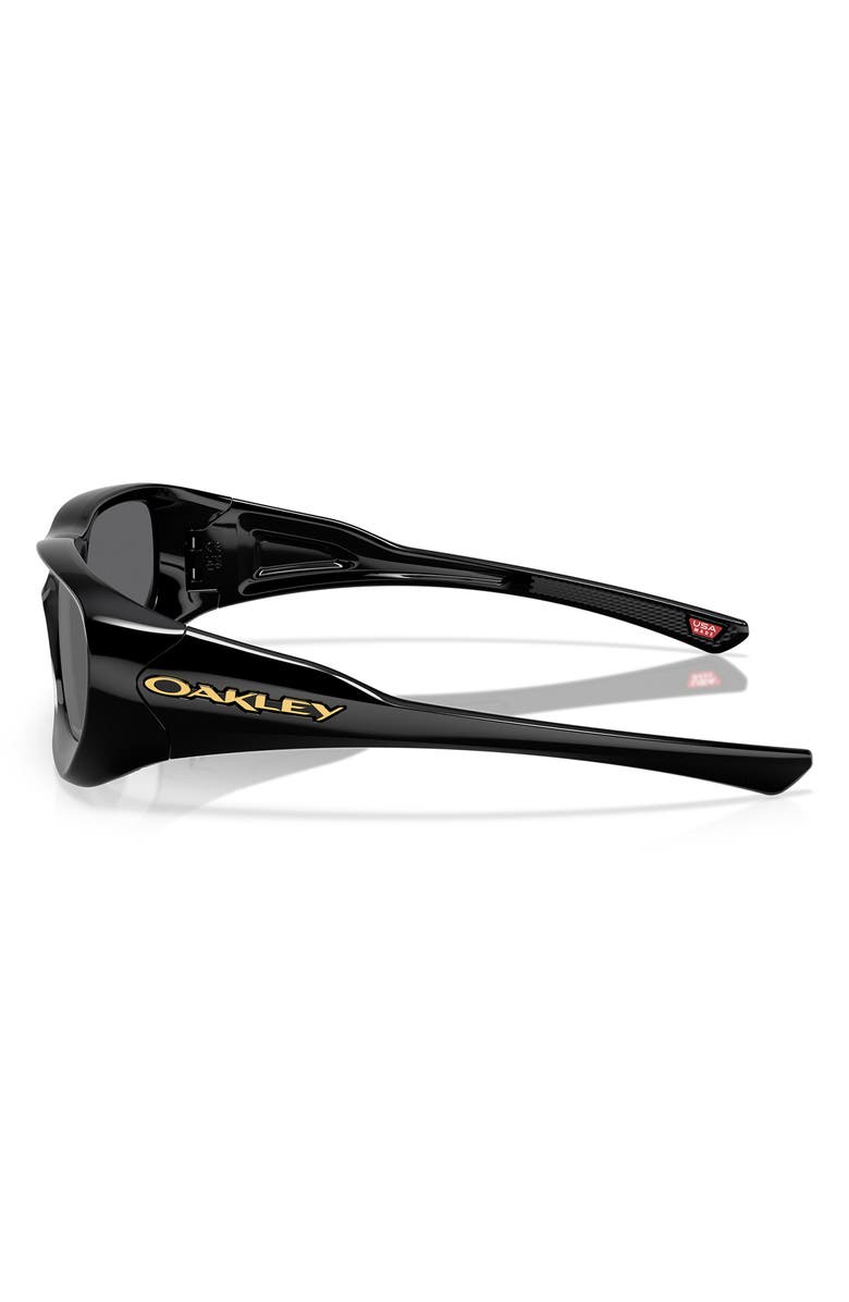 Oakley 59mm Prizm<sup>™</sup> Rectangular Sunglasses, Alternate, color, Shiny Black