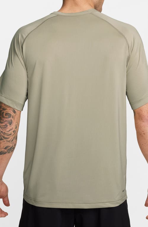 Nike Dri-fit Ready Training T-shirt In Desert Khaki/black
