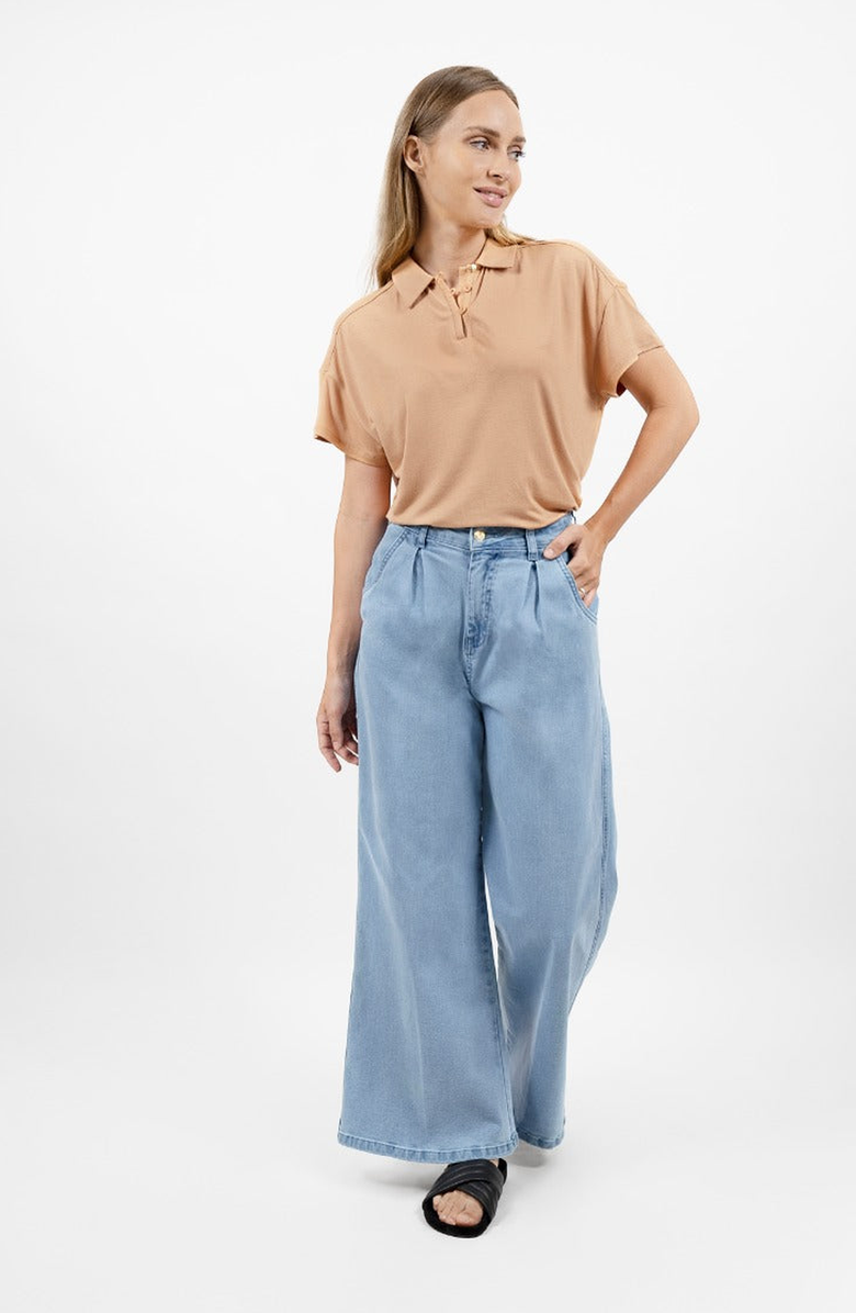 1People-US Los Angeles Wide Leg Jeans in Sky, Alternate, color, Sky