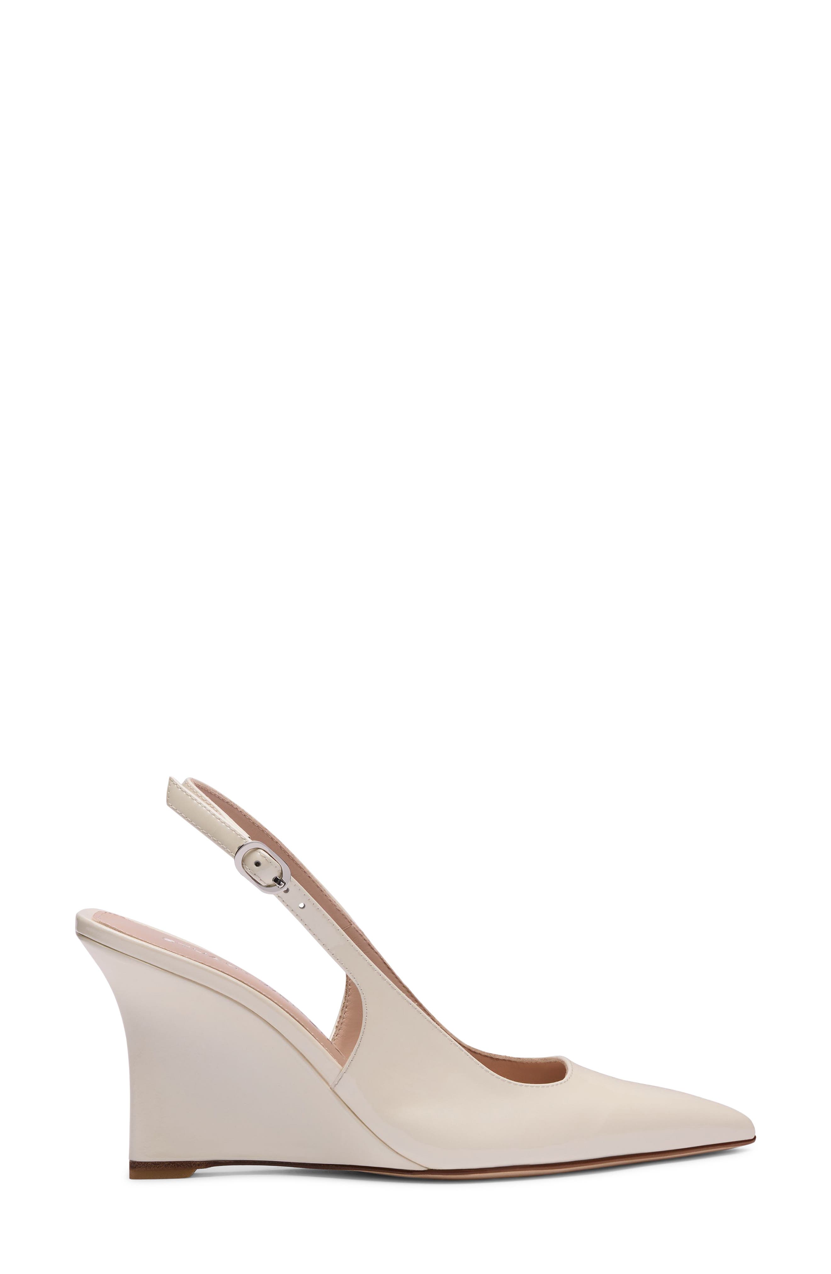 Vinnie Slingback Wedge 85, Alternate, color, LINEN