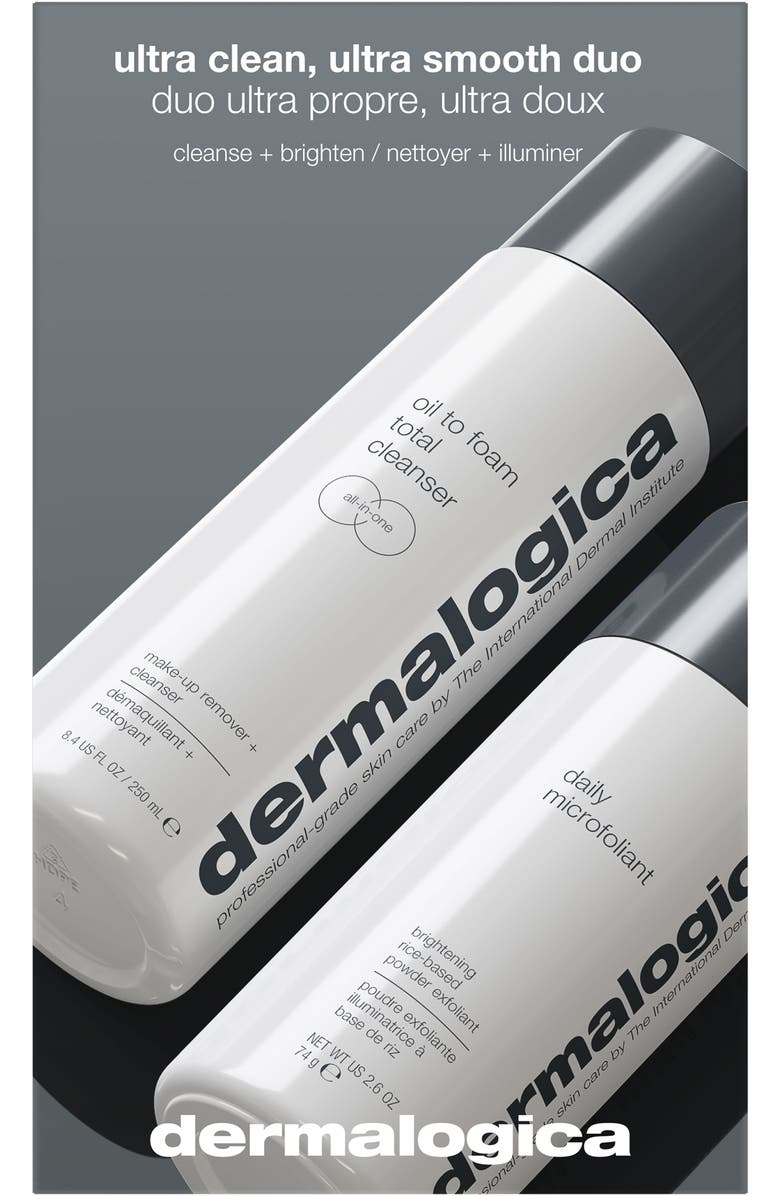 dermalogica<sup>®</sup> Ultra Clean Ultra Smooth Duo Kit (Limited Edition) $122 Value, Main, color, 