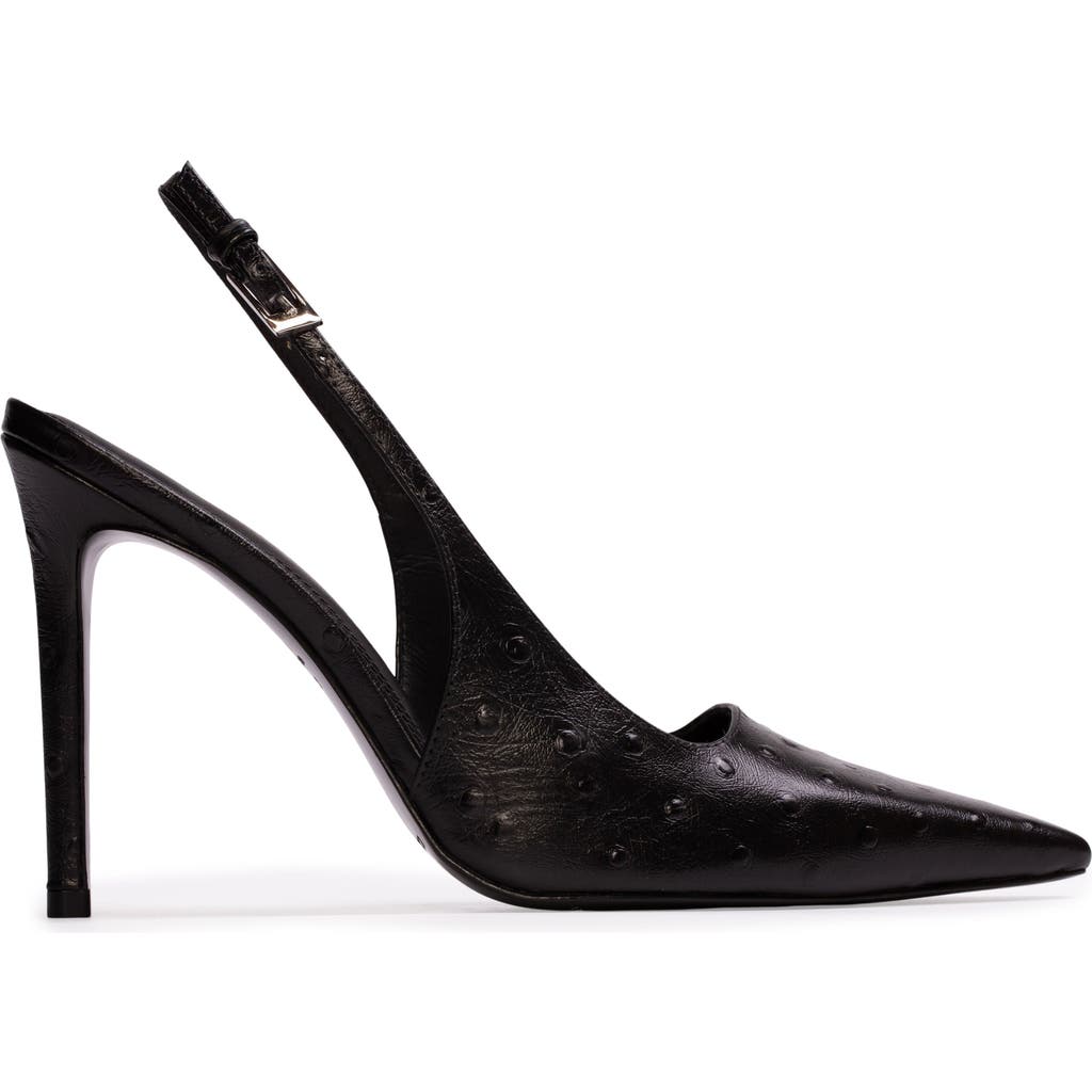 Black Suede Studio Lainey 100 Patent Pump In Multi