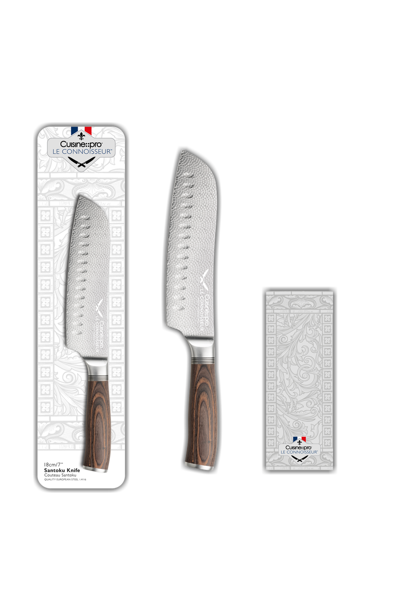 Cuisine::pro<sup>®</sup> LE CONNOISSEUR<sup>™</sup> 7in Santoku, Alternate, color, Silver