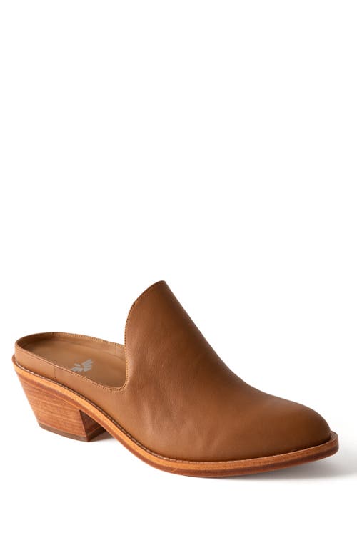 Fortress Michelle Heeled Mule In Caramel