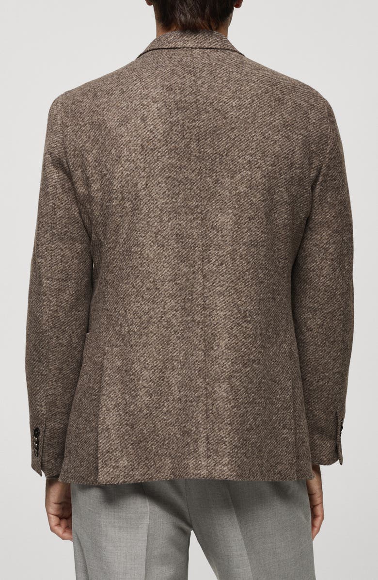 MANGO Slim Fit Serge Sport Coat, Alternate, color, Brown