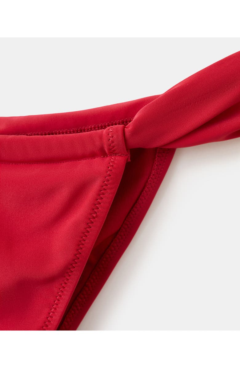 MANGO Classic Bikini Bottoms, Alternate, color, Red