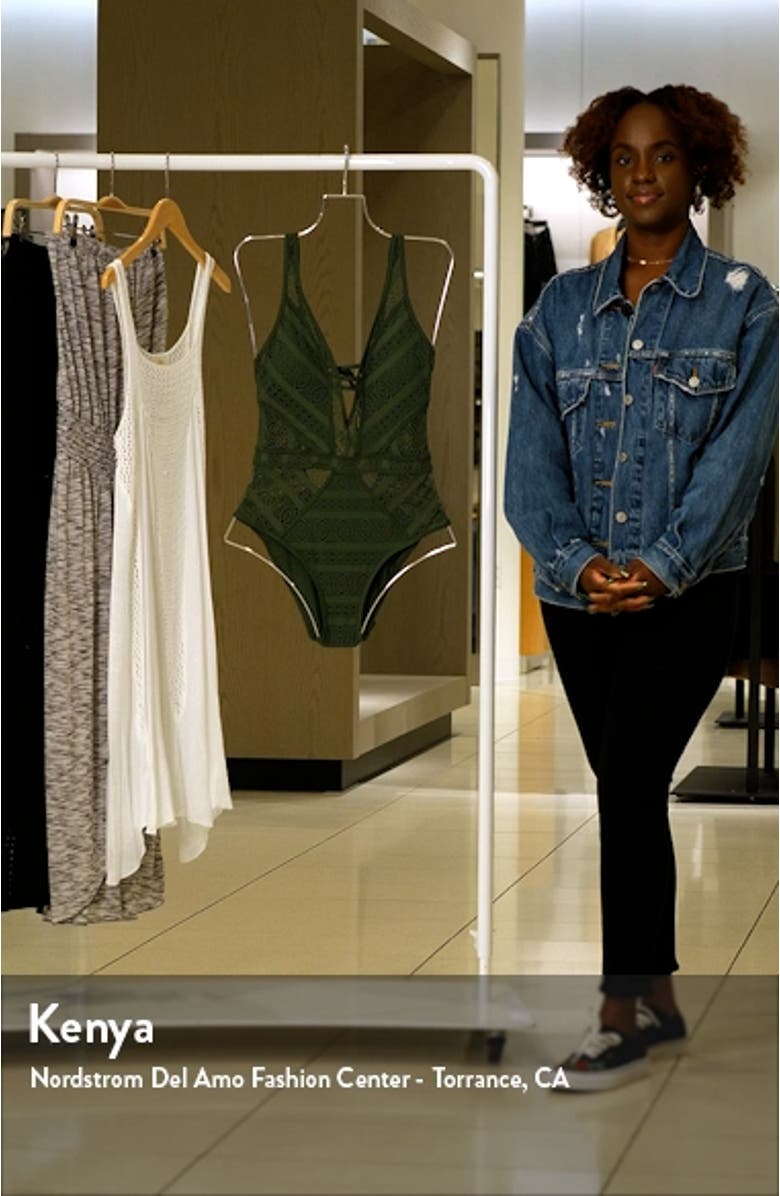 Colorplay Lace One-Piece Swimsuit, sales video thumbnail