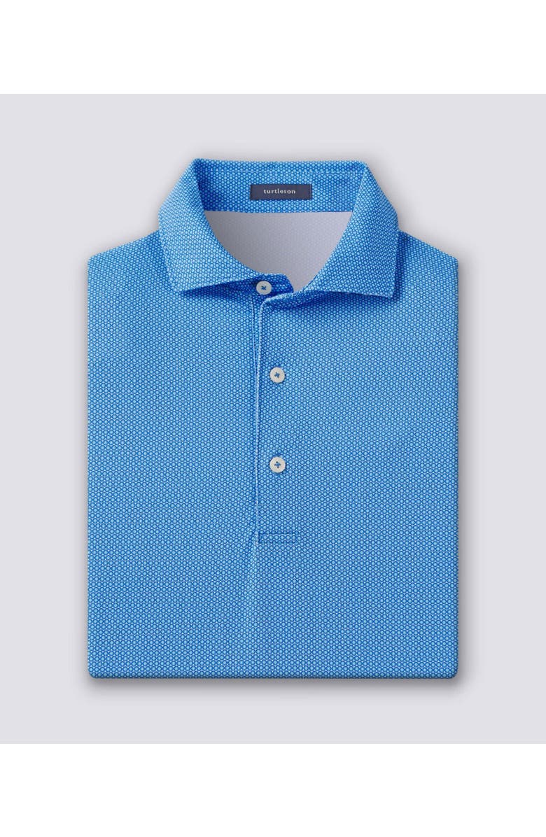 Turtleson Flint Performance Polo, Main, color, Marine / Wave