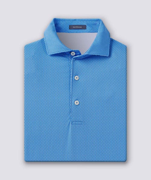 Turtleson Flint Performance Polo In Blue