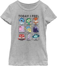 Inside Out 2 Girls' Today Moods Graphic Short Sleeve T-Shirt