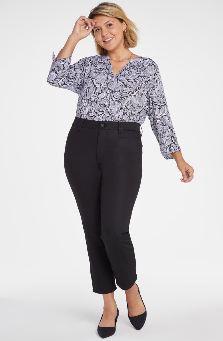 NYDJ ThighShaper Straight Ankle Jeans, Alternate, color, 