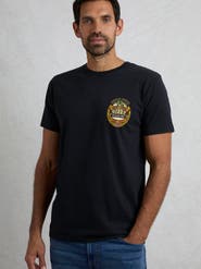 Weird Fish Beer Guzzling Back Print Artist T-Shirt