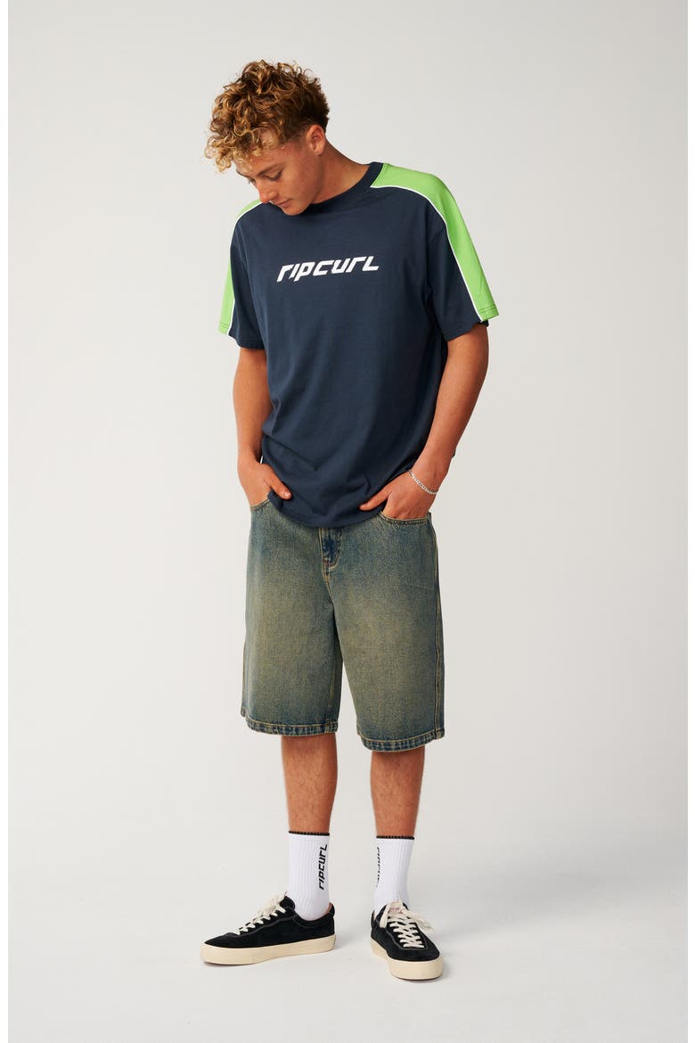 Archive Up Top Graphic Cotton T-Shirt, Alternate, color, DARK NAVY