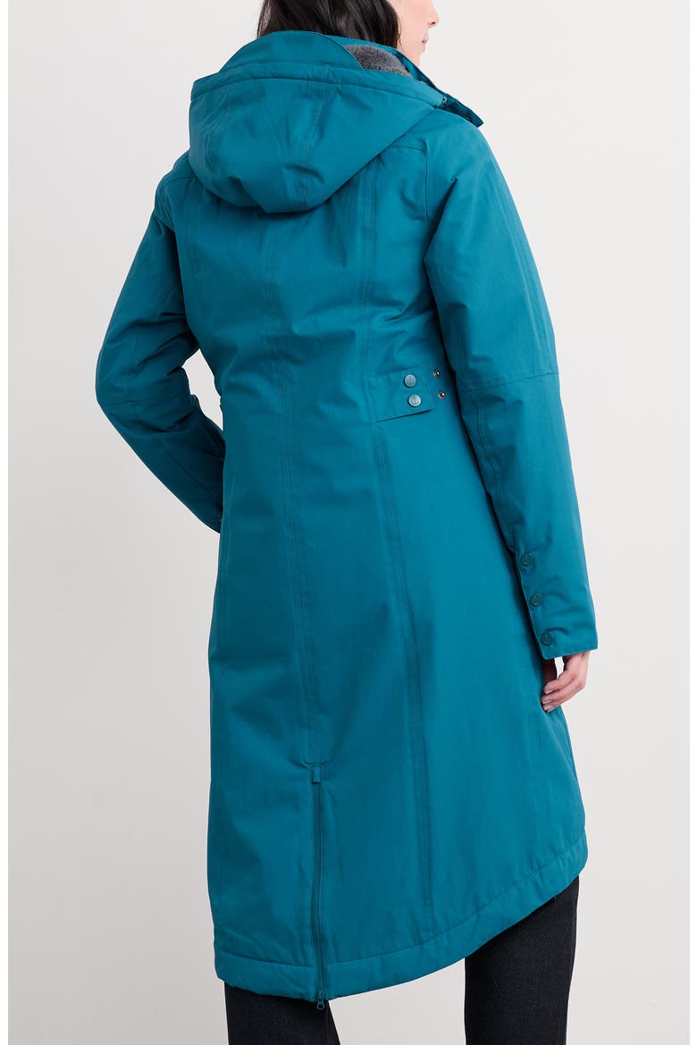 Janelle Waterproof Coat, Alternate, color, MAST