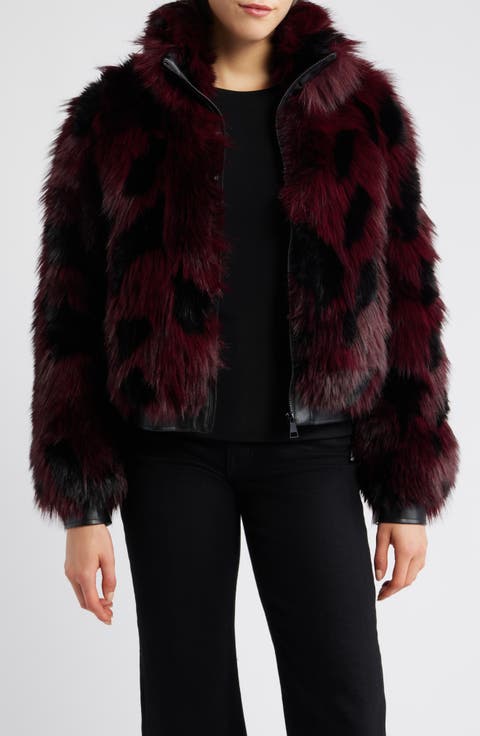 Shag Faux Fur Bomber