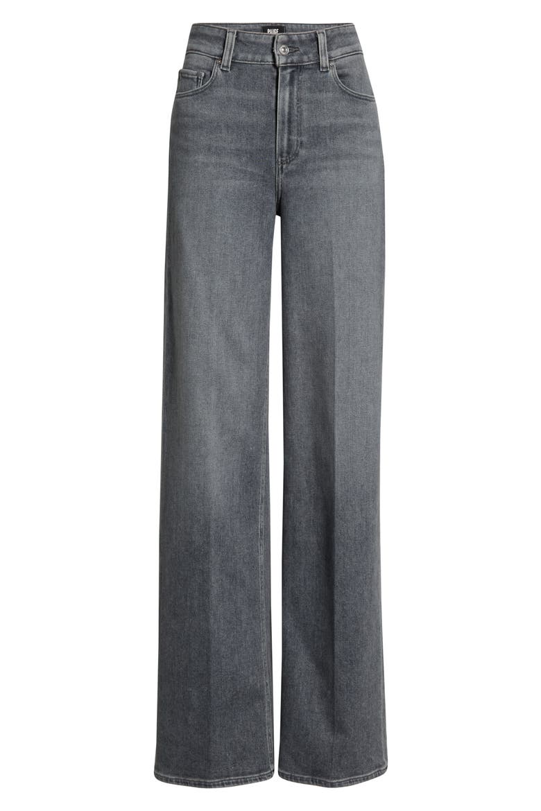 Sasha High Waist Wide Leg Jeans, Alternate, color, SMOKEY GREY