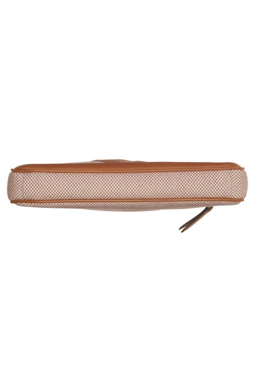 Valentino Small Viva Superstar Canvas Shoulder Bag In 9qr Natural Tobacco/spice