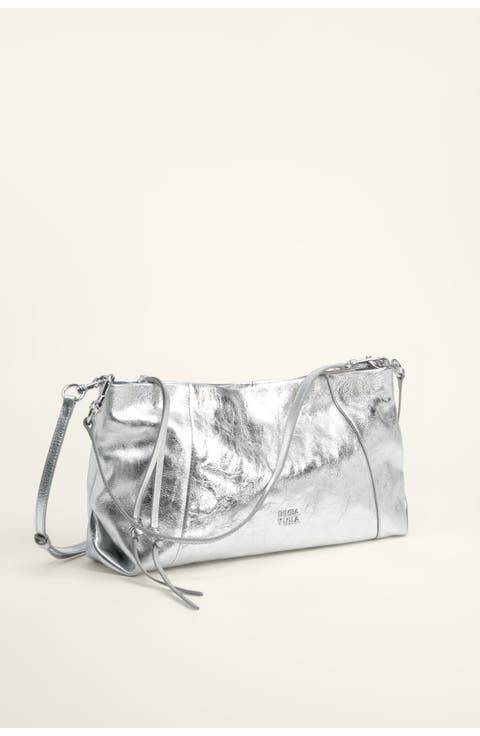 Large Leather Clutch Bag