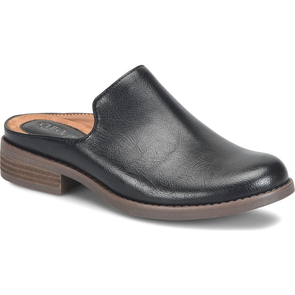 Eurosoft Mercy Loafer Mule In Black