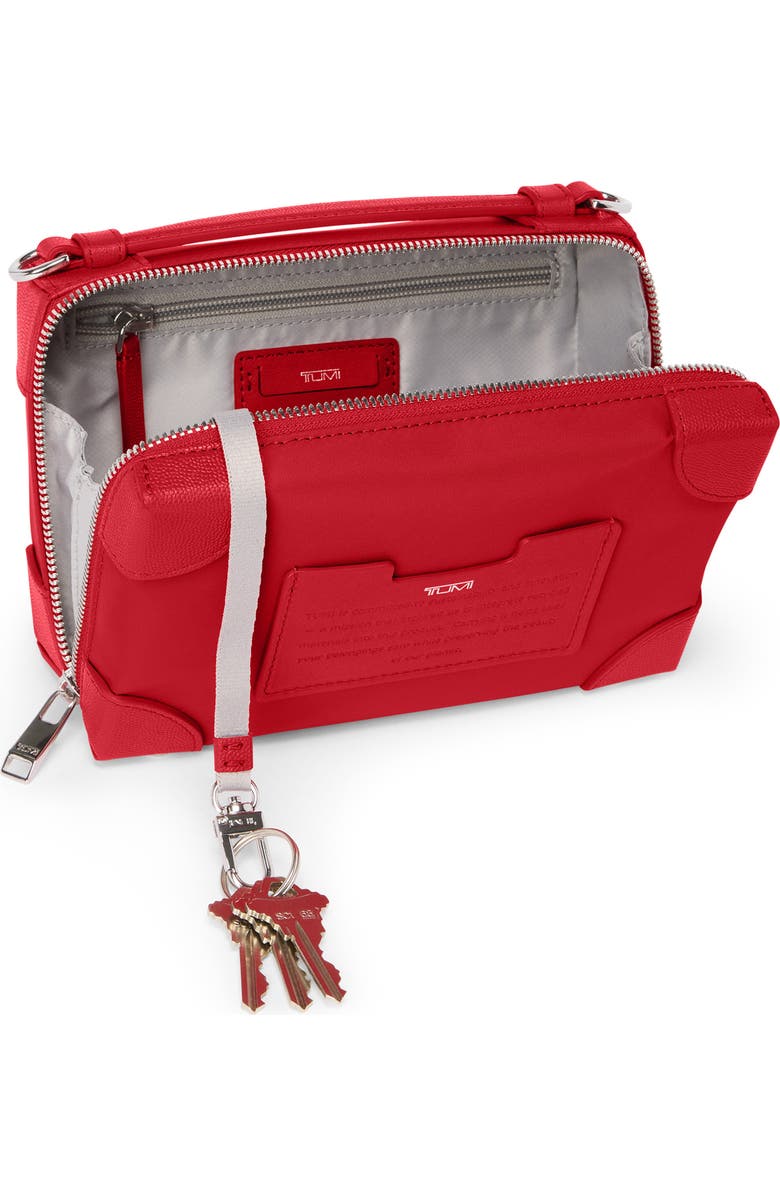 TUMI Voyageur Dey Trunk Crossbody Bag, Alternate, color, Tumi Red