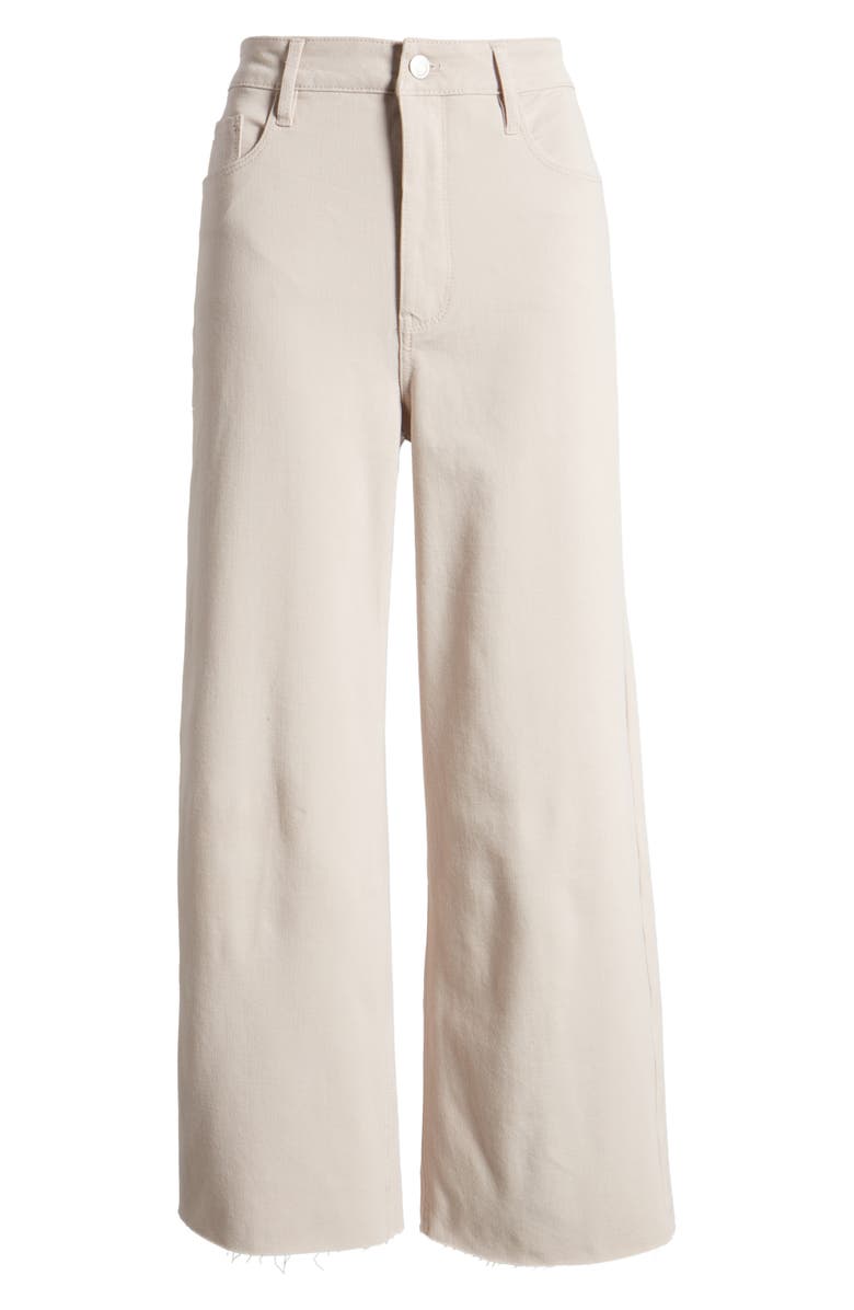 Commando Dia Raw Hem Crop Wide Leg Jeans, Alternate, color,