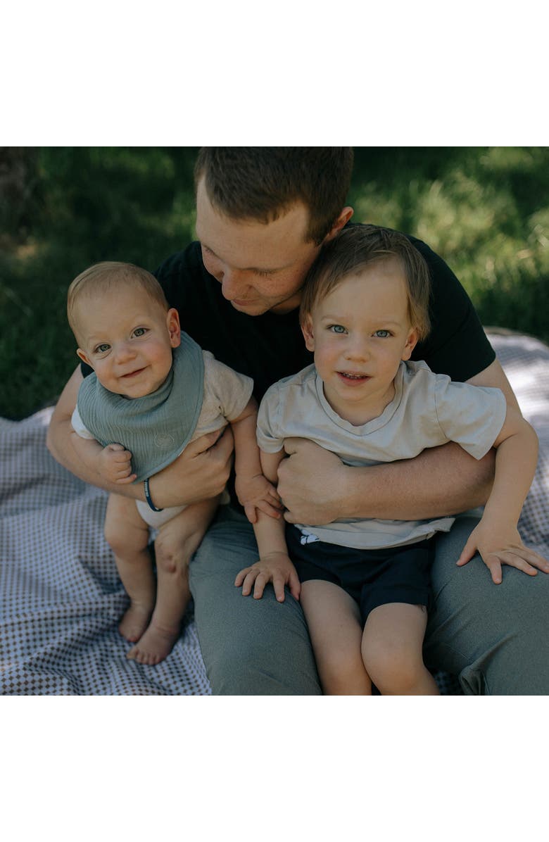 Parker Baby Co. Muslin Bandana Bibs, Alternate, color, Dune