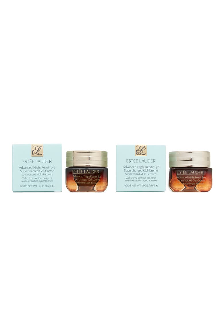 Advanced Night Repair Supercharged Gel Eye Cream Duo $152 Value, Alternate, color, NO COLOR
