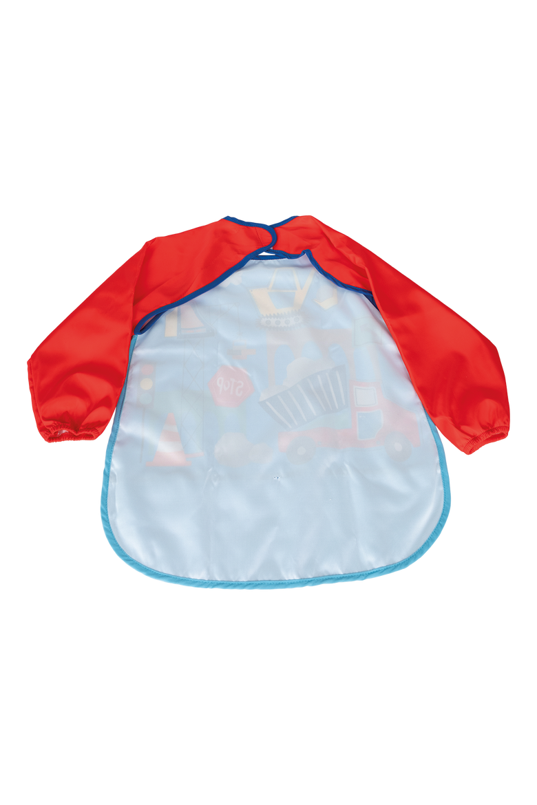Apron with Sleeves, Alternate, color, Construction