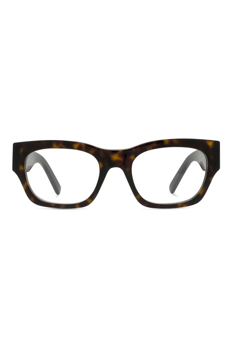 4G 52mm Square Optical Glasses, Main, color, BLONDE HAVANA