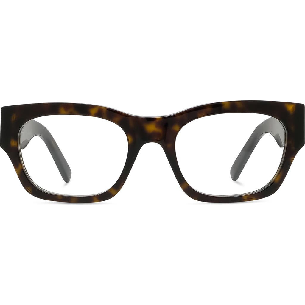 Givenchy 4G 52mm Square Optical Glasses in Blonde Havana  product