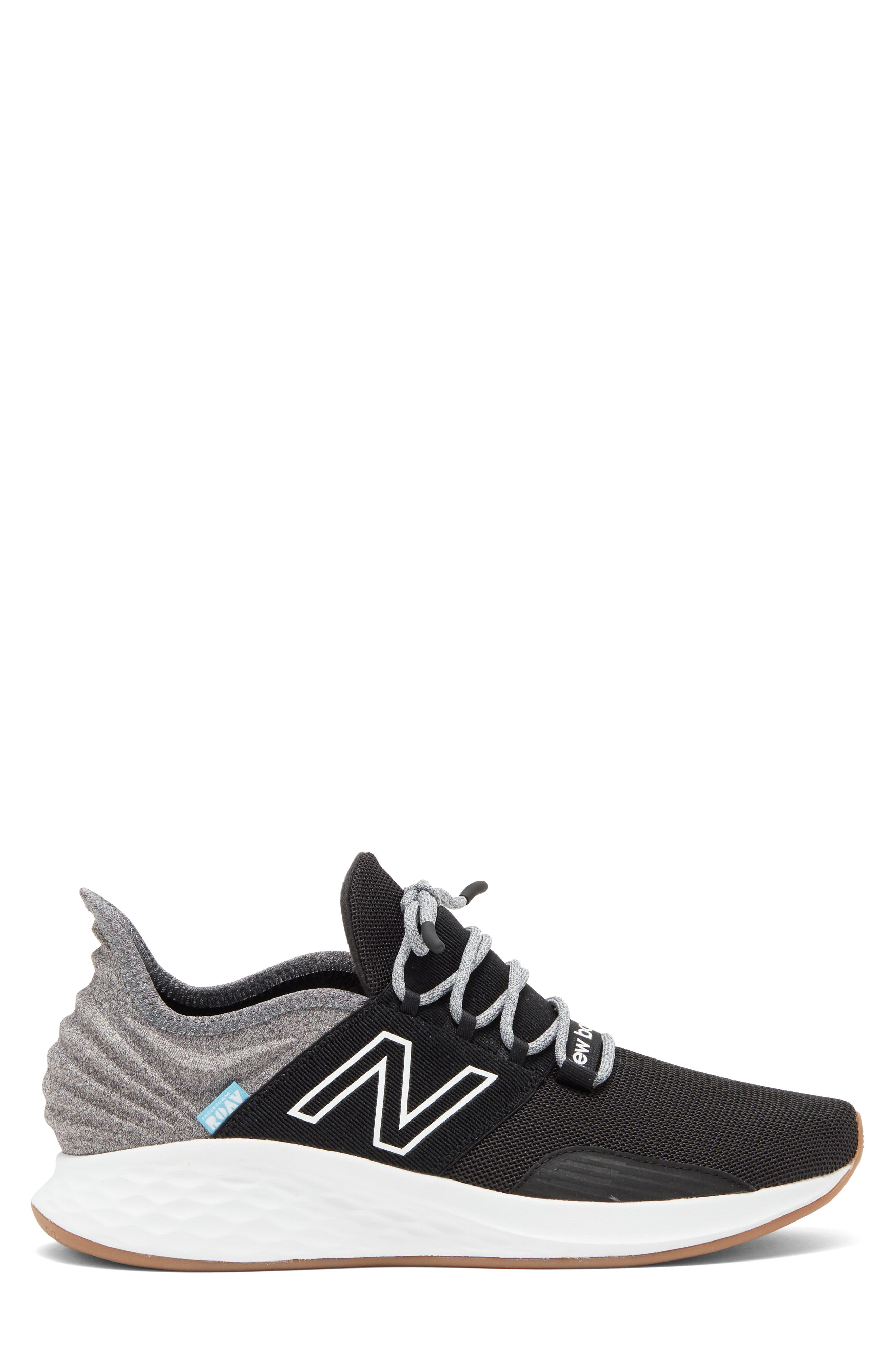 New Balance Fresh Foam Roav Running Shoe, Alternate, color, Black/ Light Aluminum