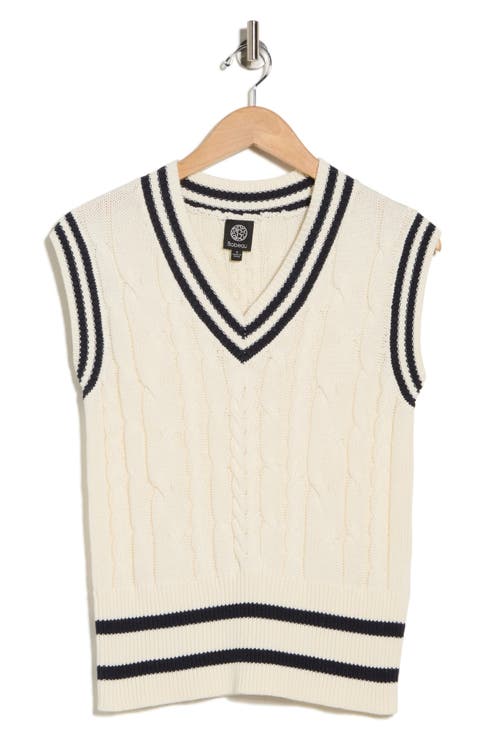 Cable Knit Sweater Vest
