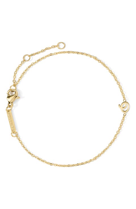 Initial Chain Bracelet