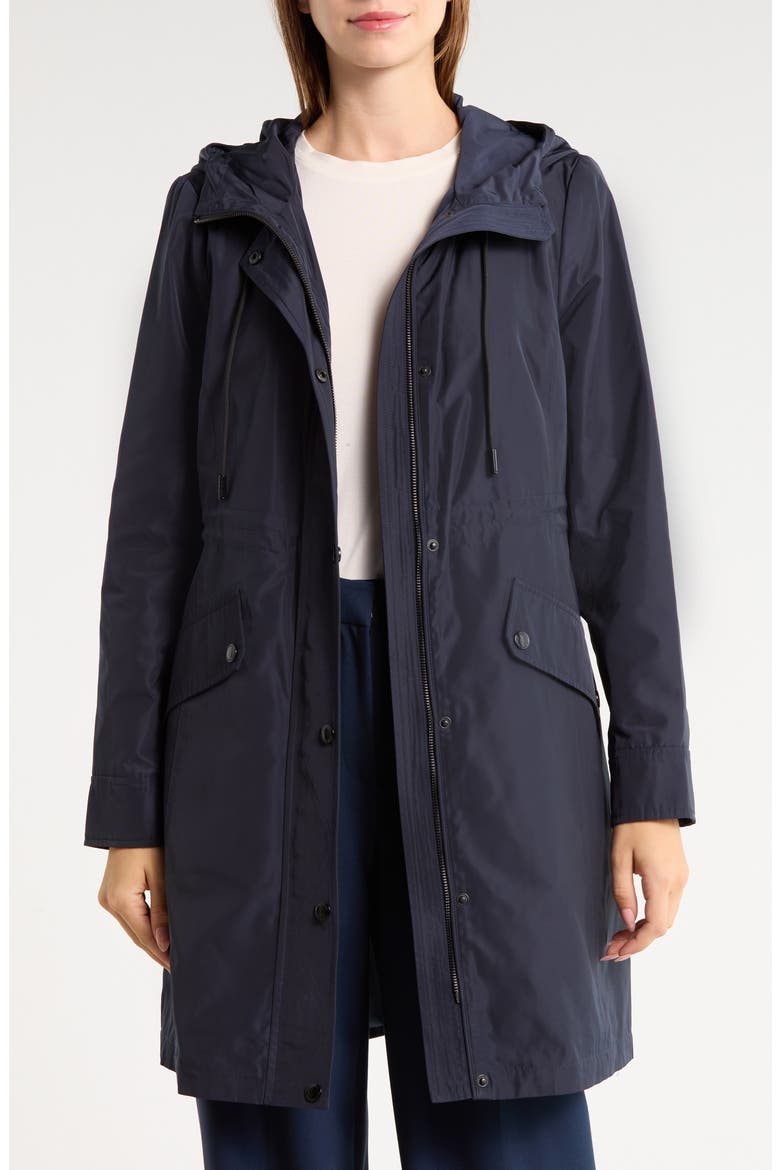 Hooded A-Line Coat, Alternate, color, MIDNIGHT